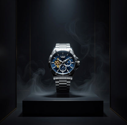 Montre mécanique ronde vintage premium LlGE